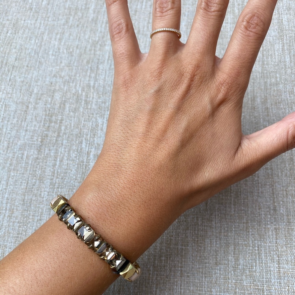 J CREW Stone Cuff Bracelet